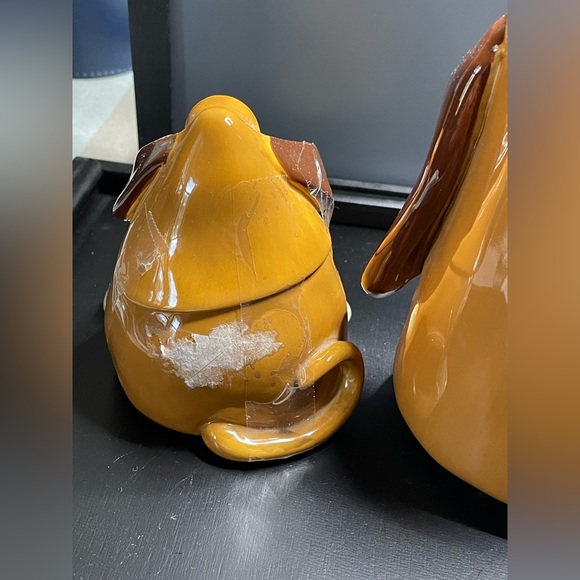 Douglas By Russ Berrie Dog Coffee Mug & 2 Jars Trinket Sugar Tea Anthropomorphic - Picture 9 of 11